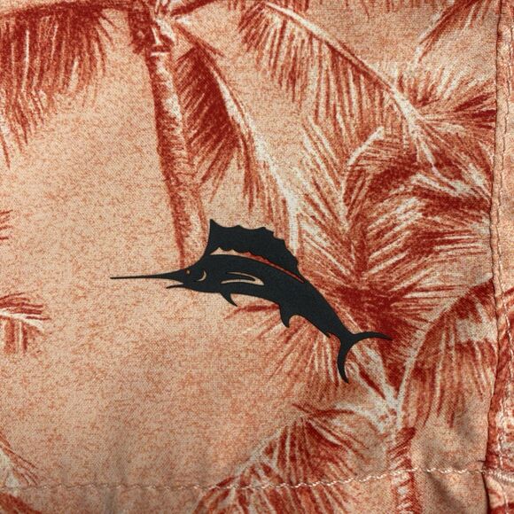 Tommy Bahama Swim Shorts Mens Large Palm Tree Lined Swimmer Beach Surfer - Picture 2 of 16